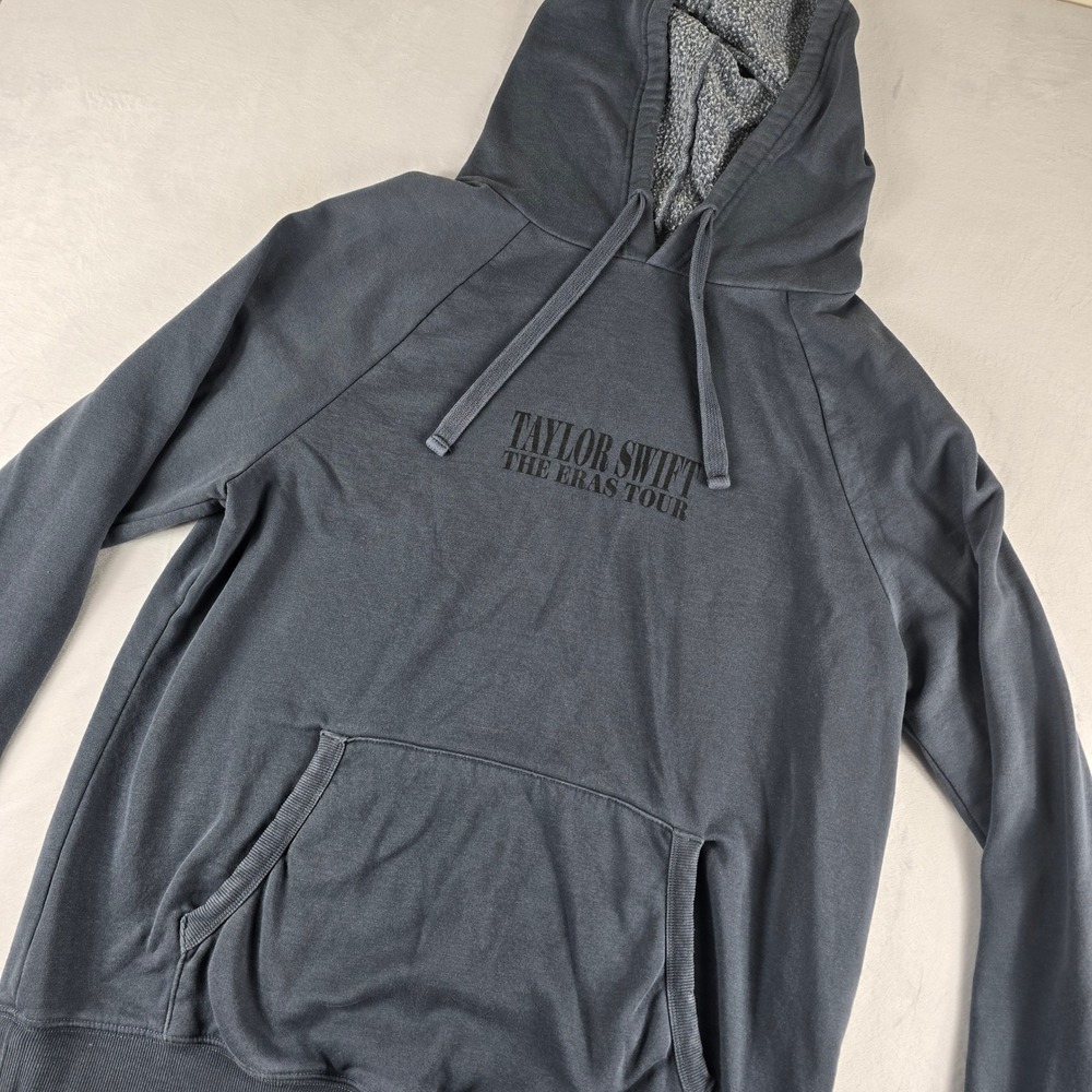Taylor Swift The Eras Tour 2023 Merch Gray Hoodie Sweatshirt Women Large - Picture 3 of 8